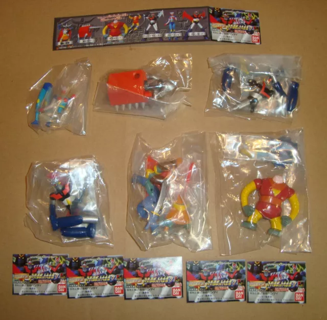 Hg Gashapon Figure Super Robot Part 7 Set Completo Bandai 2000 (Great Mazinger)