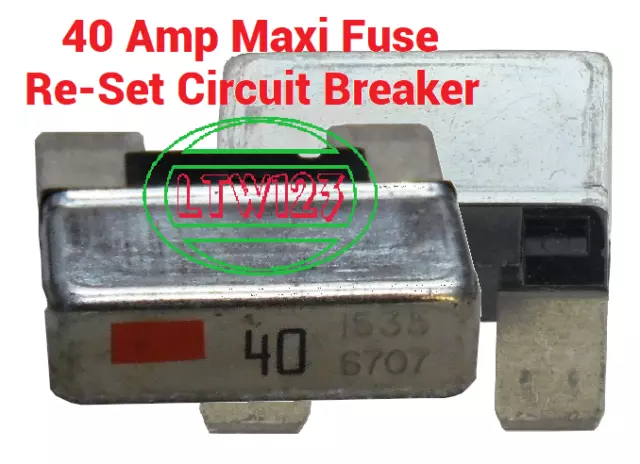 40 Amp Auto-Reset Maxi Blade-Style Circuit Breakers (1 per pack)