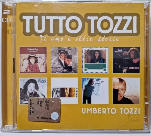 2 CD UMBERTO TOZZI - Tutto Tozzi Ti Amo E Altre Storie - no mc lp vhs dvd live