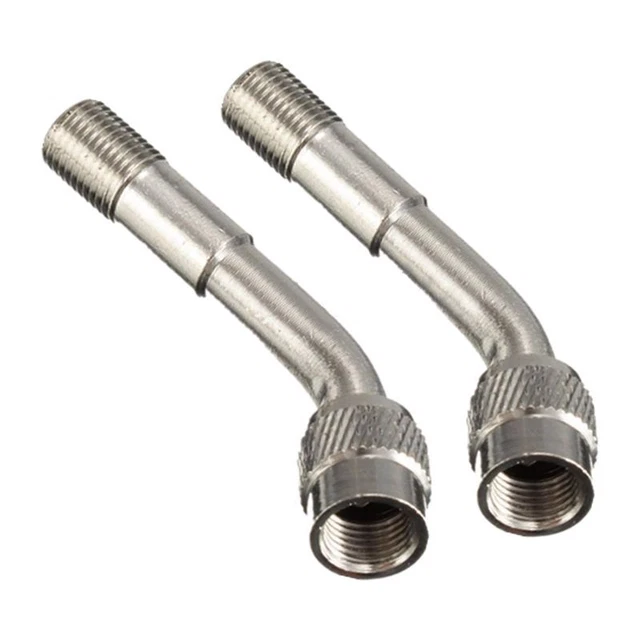 2pcs tire extension adapter motorcycle car stem extender 135 Gra3796