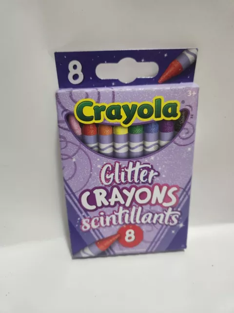 Specialty Crayola Crayons 8 Pack *YOUR CHOICE* ( NEON, GLITTER,  PEARL OR BOLD)