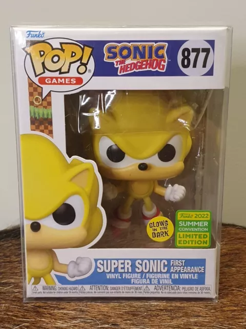  Funko Pop! Sonic The Hedgehog Super Silver and Super Tails 2  Pack 2020 Summer Convention Exclusive : Toys & Games