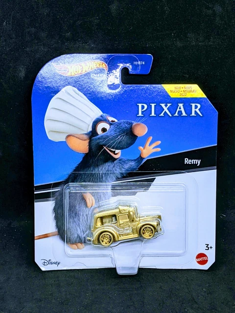Hot Wheels Character Car – REMY From Disney (2022 New Release)