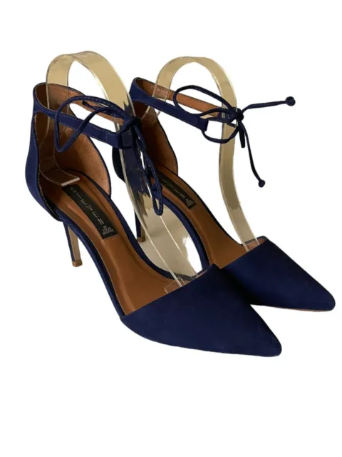 STEVEN BY STEVE MADDEN Struts D'Orsay Heels Women's Size 9M Cobalt Blue Suede