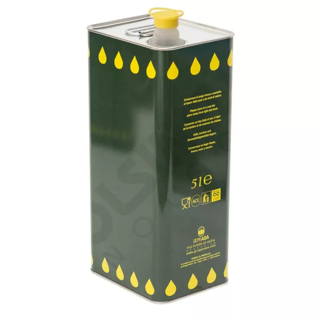 olio extravergine d'oliva produzione familiare 5 litri