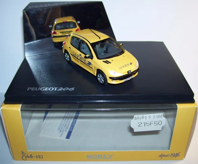 stop NOREV PEUGEOT 206 POSTES POSTE PTT IN BOX 1/43 neuf