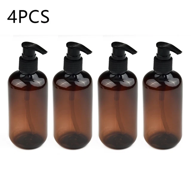 4 PIEZAS Botellas de bomba vacías 250ml Botella vacía Recargable Bomba de loción