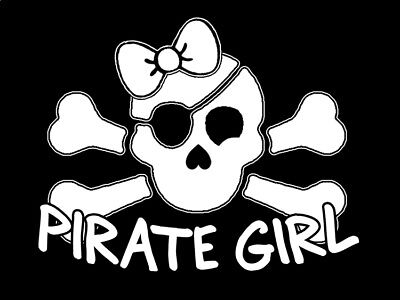 pirate girl vinyl sticker OFF ROAD JEEP Mud Crawler 4x4