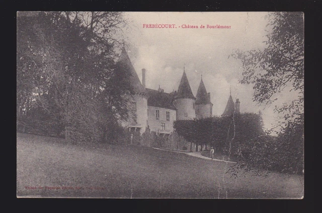 LES VOSGES FREBECOURT CHATEAU DE BOURLEMONT FRANCE postcard Carte Postale