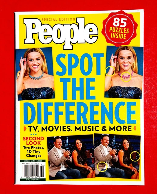 PEOPLE MAGAZINE SPECIAL Spot The Difference Puzzles 2023 TV, MOVIES, MORE £4.20 PicClick UK