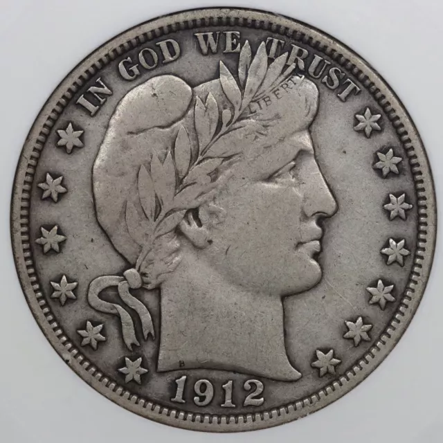 1912 50 Barber Half Dollar - ANACS VF 30