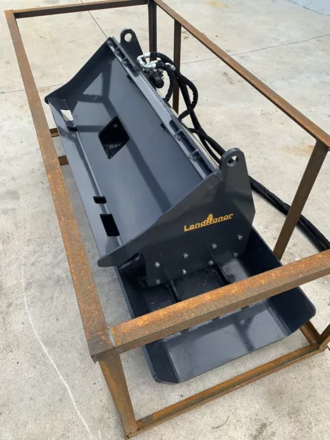 Landhonor Vibratory  Compactor Hydraulic Skid Steer Grader Attachment Bobcat