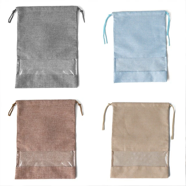 4 Teile Nicht Gewebt Schuhe Tasche Tragbar Anti Staubbeutel Kordelzug Design
