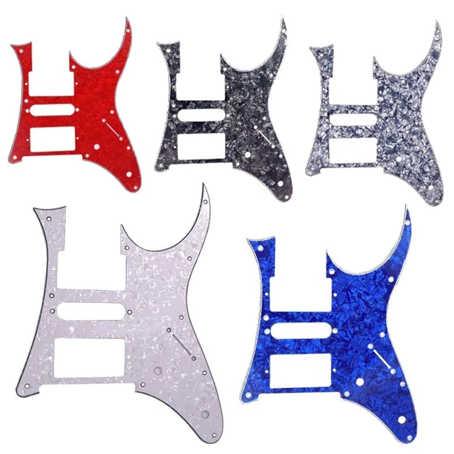 Pickguard Guitare électrique Autocollant - Motif Vigne Blanche - 128 Mm - Protection Et Décoration Pour Guitare - 4