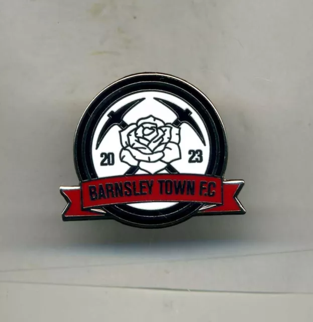 New  Barnsley Town  Fc  Non League Football Pin Badge