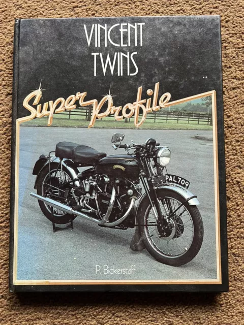 Vincent Twins Motorcycle Bickerstaff Haynes Super Profile 1984 Brochure shadow