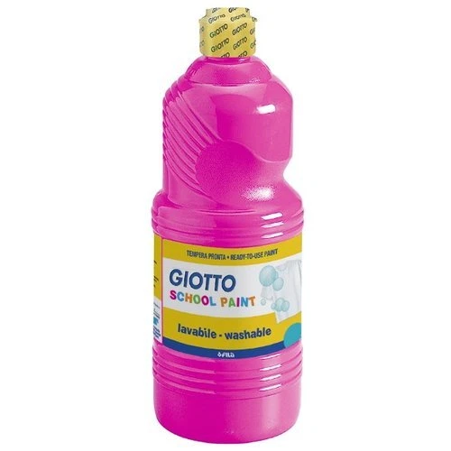 Flacone 250 ml Colore a Tempera Lavabile School Paint Giotto Fila Magenta