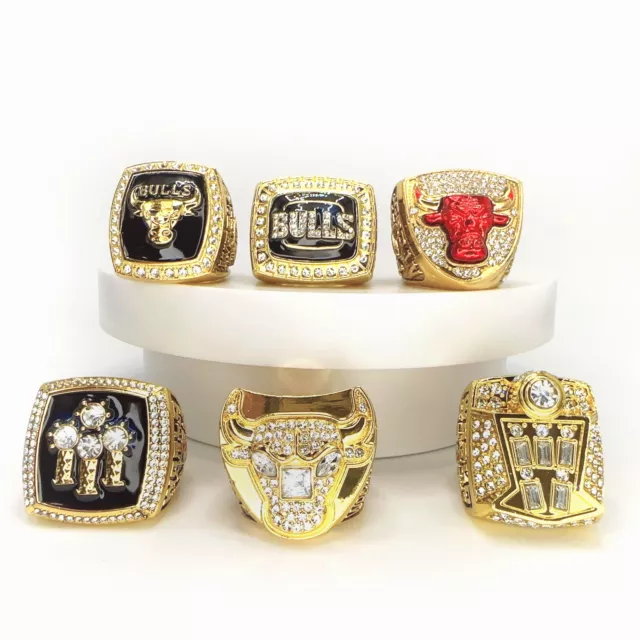 Michael Jordan Chicago Bulls Championship 6 Ring 1991 1992 1993 1996 1997 1998