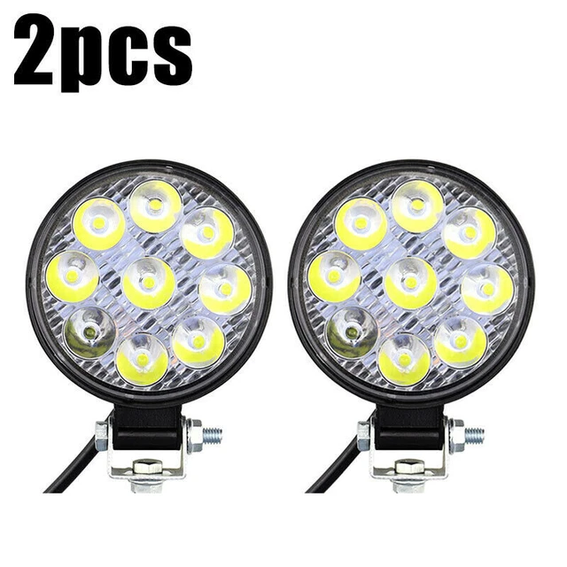 2 pz 27 W 9 LED lampada barra luminosa da lavoro nebbia rotonda per trattore camion SUH`H7