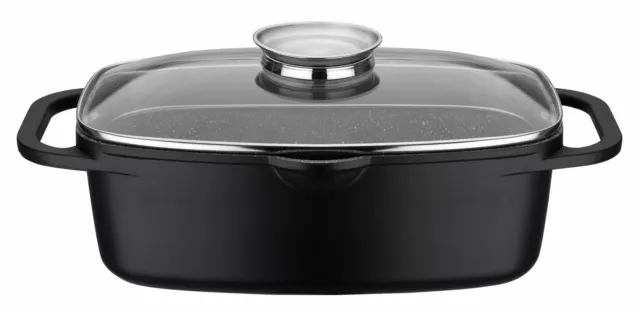 GSW Induktion Bräter Universal Gastro Gourmet Granit 6 Liter NEU