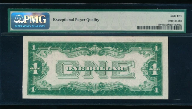 AC 1928D $1 Silver Certificate PMG 65 EPQ D-B block Fr 1604 2
