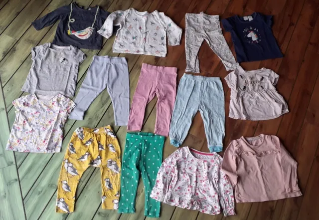Girls Clothes Bundle 12-18 Months Trousers & Tops