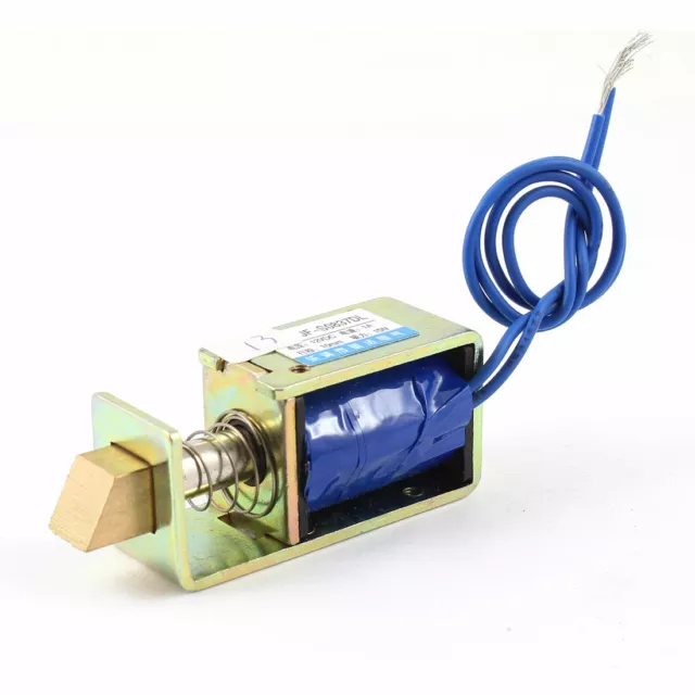 10mm Stroke 1.5Kg Holding Force Tractive Type Solenoid Electromagnet DC 12V