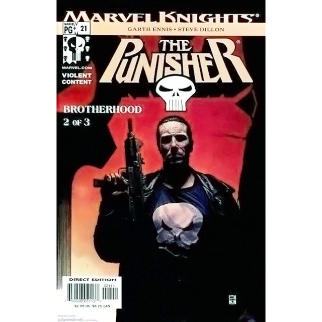 The Punisher # 21  1 Punisher Marvel Knights Comic VG/VFN 1 3 3 2003 (Lot 3845