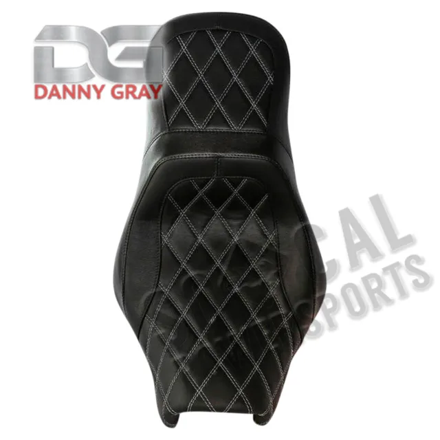 Danny Gray Airhawk Weekday 2-Up XL Solo Seat - Double Diamond - 21-411DIAAIR