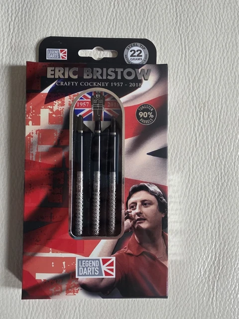 22G ERIC BRISTOW cocked finger darts set £76.20 - PicClick UK