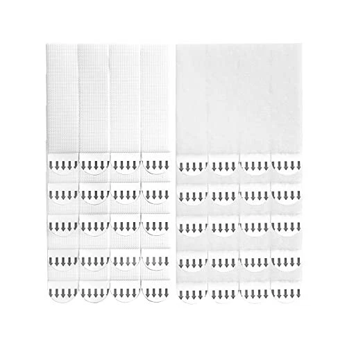 20 PAIRS PICTURE Hanging Strips Removable Hook and Loop Strips for Wall