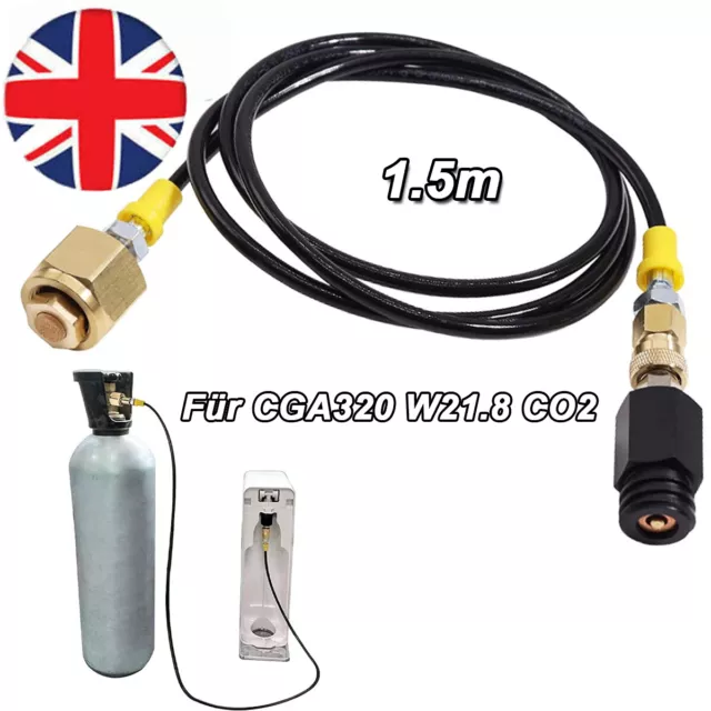 Refilling Adapter Kit For SodaStream Quick Connect Cylinder To W21.8 CO2 Tank UK