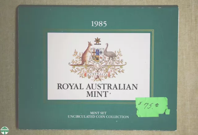 1985 Australian Mint Uncirculated 7-Coin Mint Set In Original Packaging