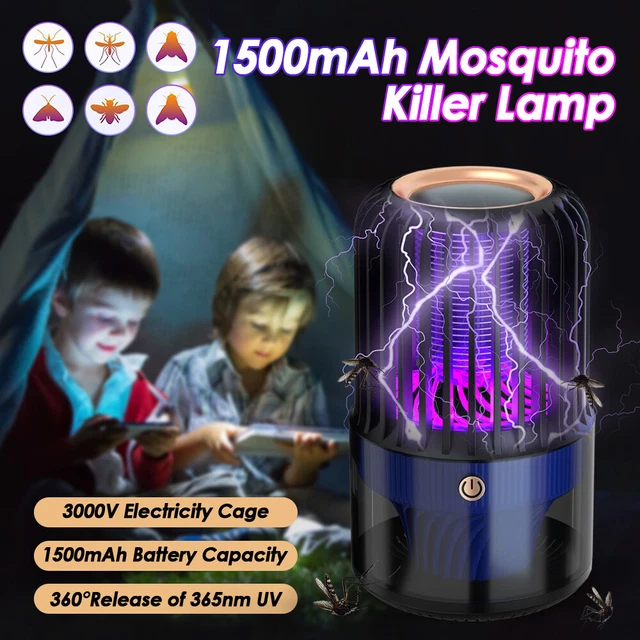 Moskito Killer Insektenvernichter LED Insektenlampe Mückenfalle Fliegenfalle USB