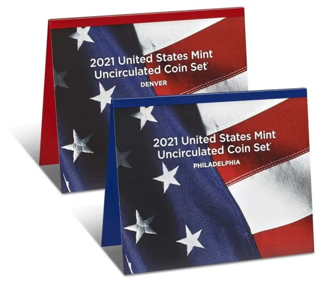 2021 United States MINT Uncirculated Coin Set Denver & Philadelphia ~ PRISTINE