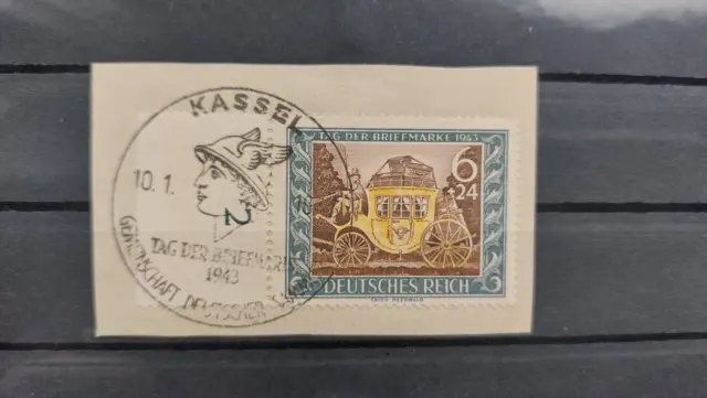 Deutsches Reich - Tag der Briefmarke 1943,Nr.828 mit ESST!