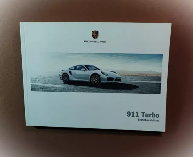 Porsche 911 991 Turbo Original  Betriebsanleitung  Bordbuch 2013  2014