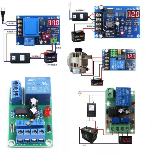 12V/24V 6-60V Battery Charging Control Board Charger Power Supply Switch Module