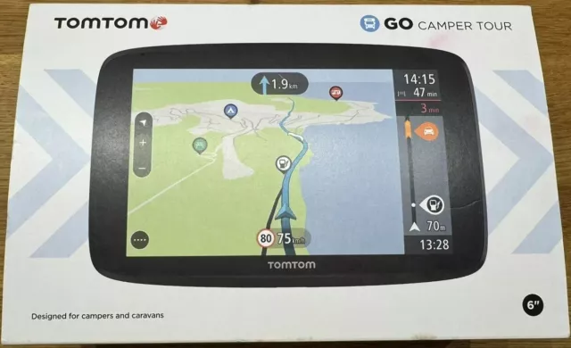 TomTom GO Camper 6 Zoll Camping-Navigation - Schwarz (1PL6.002.20)