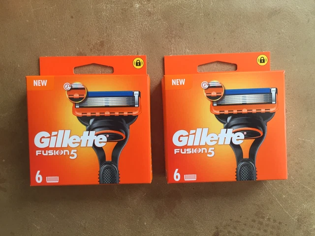 16 Lames De Rasoir Compatibles Gillette Fusion5 / ProGlide - Lot Économique - 5 Lames Par Cartouche