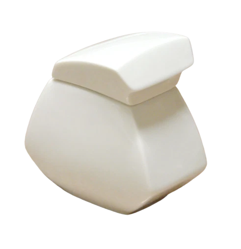 Tazón de Azúcar Puerta Azúcar Rosenthal Flash de Porcelana Blanco
