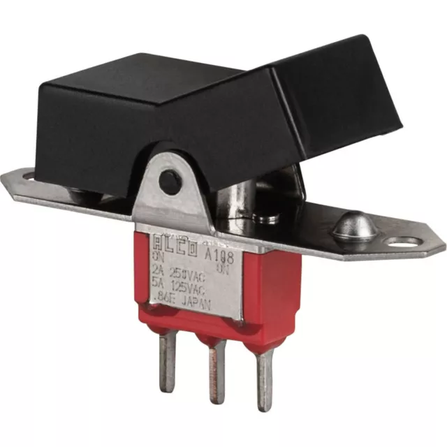 Alco 108 SPDT N.C. Momentary Rocker Switch, 5A @ 125 VAC, 2A @ 250 VAC