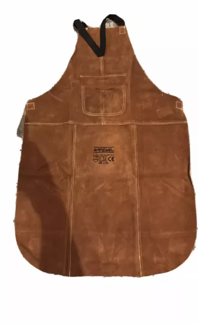 Premium Brown Leather Welders / Welding / Carpenters / Gardeners Safety Apron