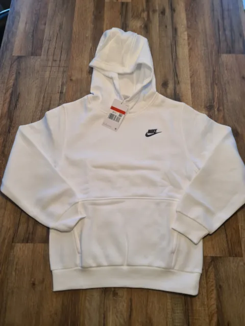 (V31) Sweat Capuche Blanc Marque Nike Neuf avec étiquette