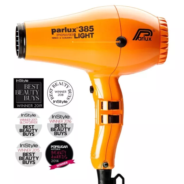 Parlux 385 Power Light Ceramic Ionic Hair Dryer Orange