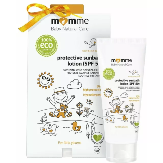 Momme Protective Sunbath Lotion SPF50 Hypoallergenic For Infant children 50ml