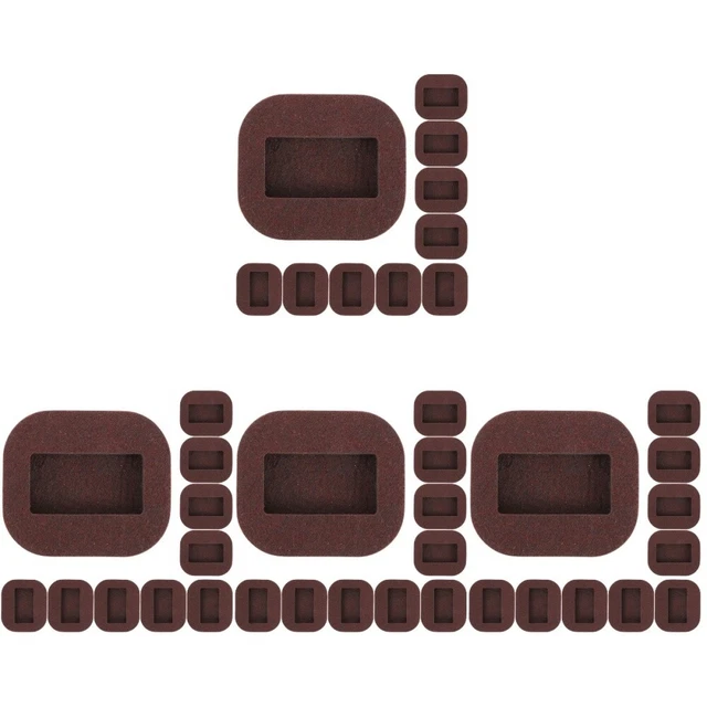40 piezas almohadillas de fieltro de madera dura para sillas interiores almohadillas para muebles