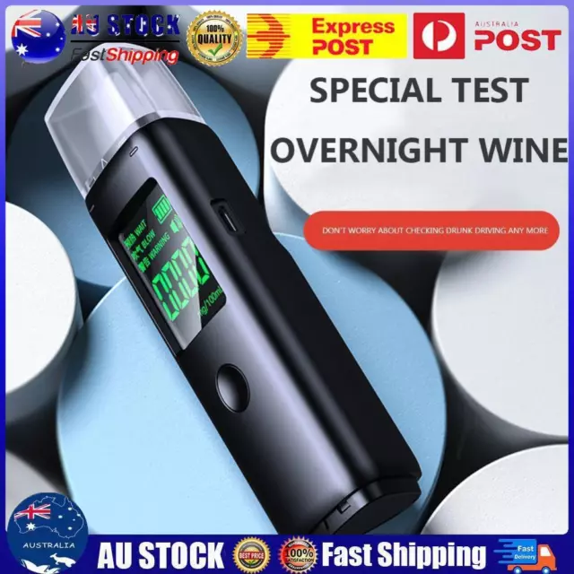 Durable Digital Alcohol Breathalyzer Rechargeable High Accuracy for Personal Use