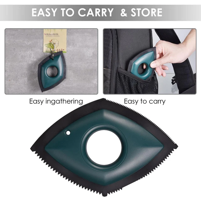 B# Mini Pet Hair Remover - Dog Cat Fur Removal Brush Car Hair Detailer (Green)