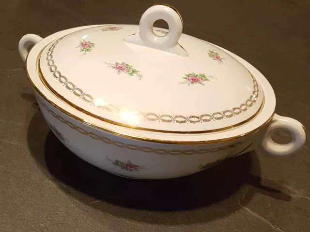 Saucière, Sucrière, Pichet & Saladier ou Soupière à fleur Porcelaine Opaque SA 2